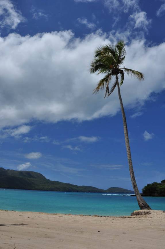 As incríveis cores da Playa Rincón, perto de La Galera, na península de Samaná, na costa norte da República Dominicana